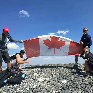 Mobilizers on their work/travel adventure in the Rocky Mountains, Alberta